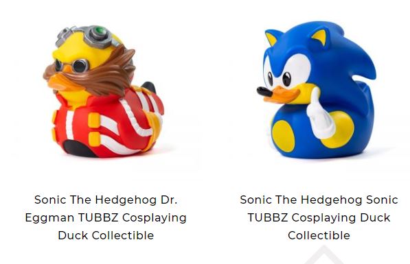 Sonic The Hedgehog Super Sonic TUBBZ Cosplaying Duck Collectible - Numskull