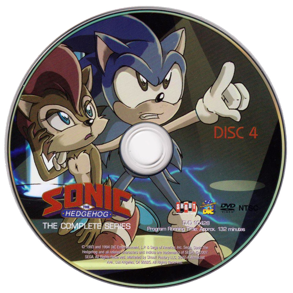 Sonic the Hedgehog - Super Sonic DVD 1993 by Sega & DIC Entertainment