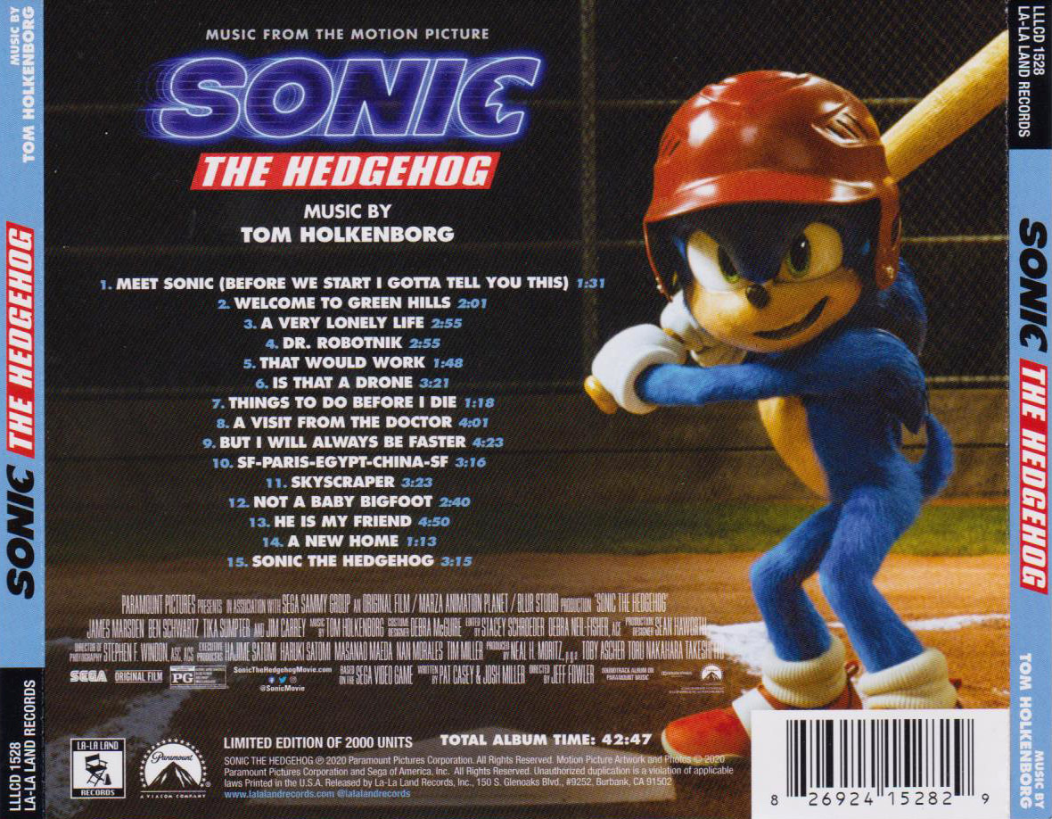 Sonic the Hedgehog 2 (Music from the Motion Picture) : Tom