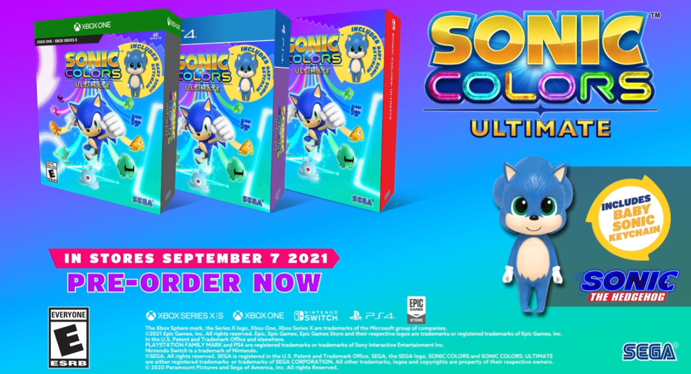 Sonic Colors: Ultimate Releases A New Trailer Highlighting Wisps