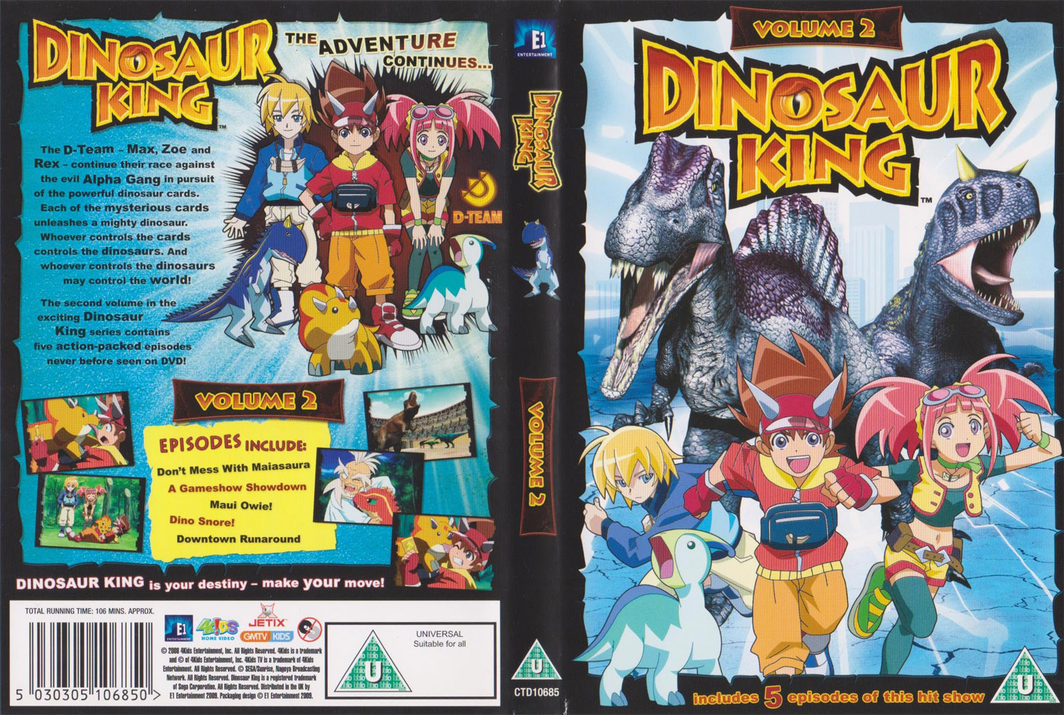 Part 3 Dinosaur King ANIME IN GAME with Healthbars 恐竜キング Styracosaurus   YouTube